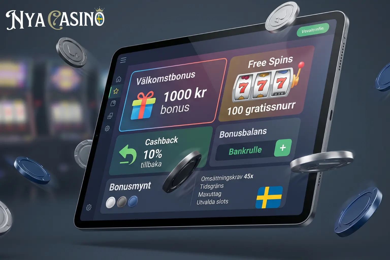Bonusar på nya casinon med välkomstbonusar och gratissnurr